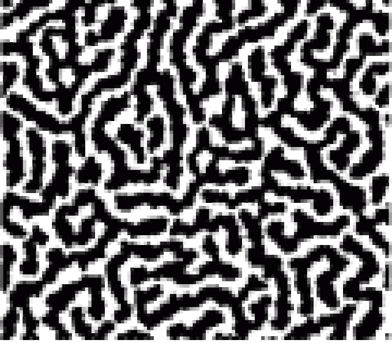 Simulation of a modulated phase