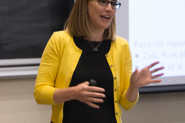 Sarah Reisman speaking at David J. Hart Symposium